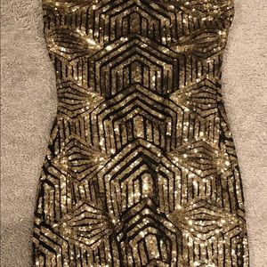 Lulu’s short sequin dress